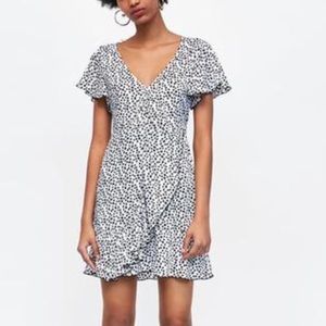 Zara polka dot mini dress